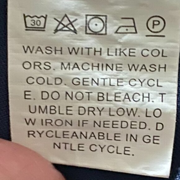 Shein Curve, navy eyelet, short, double fluff sleeve blouse, size 5X - Picture 11 of 11